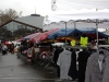 Extérieur du marché côté textile