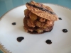  Millefeuille de foie gras aux pommes, feuilles croustillantes à la farine de pain d’épices, réduction de balsamique aux épices