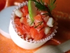 Tartare de saumon à la pomme verte